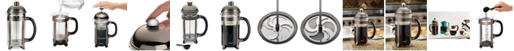Bonjour Stainless Steel & Glass 33.8-Oz. French Press